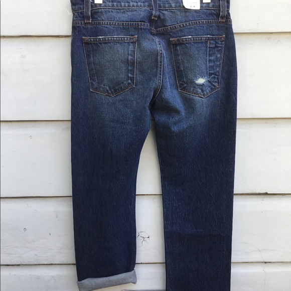 Current Elliott frayed hem unisex fit jeans 28 25 - Picture 6 of 8